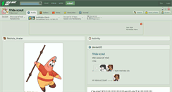 Desktop Screenshot of frida-scout.deviantart.com