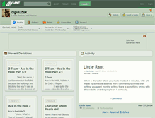 Tablet Screenshot of digidudex.deviantart.com