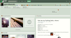 Desktop Screenshot of lauren-idiosyncratic.deviantart.com