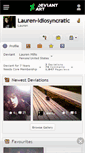 Mobile Screenshot of lauren-idiosyncratic.deviantart.com