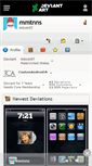 Mobile Screenshot of mmtnns.deviantart.com