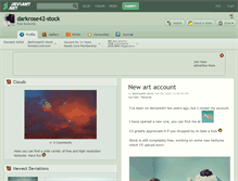 Tablet Screenshot of darkrose42-stock.deviantart.com