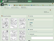 Tablet Screenshot of joelsk.deviantart.com