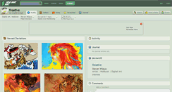 Desktop Screenshot of freative.deviantart.com