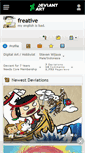 Mobile Screenshot of freative.deviantart.com