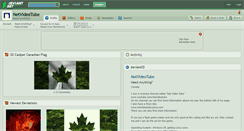 Desktop Screenshot of netvideotube.deviantart.com
