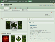 Tablet Screenshot of netvideotube.deviantart.com