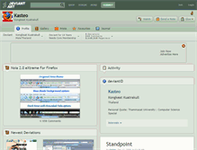 Tablet Screenshot of kasteo.deviantart.com