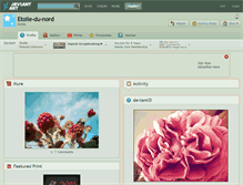 Tablet Screenshot of etoile-du-nord.deviantart.com