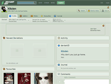 Tablet Screenshot of kitxien.deviantart.com