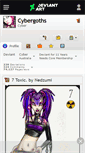 Mobile Screenshot of cybergoths.deviantart.com