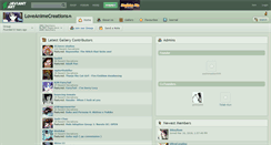 Desktop Screenshot of loveanimecreations.deviantart.com