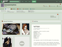 Tablet Screenshot of emmylemmykinns.deviantart.com