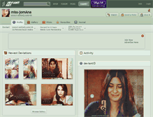Tablet Screenshot of miss-jomana.deviantart.com