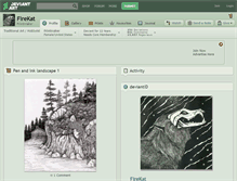 Tablet Screenshot of firekat.deviantart.com