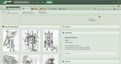 Desktop Screenshot of greasemonkee.deviantart.com