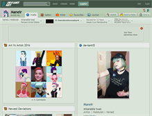 Tablet Screenshot of maneir.deviantart.com
