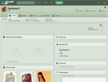 Tablet Screenshot of darkseid-x.deviantart.com