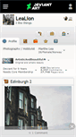 Mobile Screenshot of lealion.deviantart.com