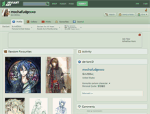 Tablet Screenshot of mochafudgexxo.deviantart.com