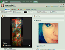 Tablet Screenshot of peggymintun.deviantart.com