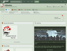 Tablet Screenshot of chikushou.deviantart.com