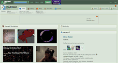 Desktop Screenshot of mind-robot.deviantart.com