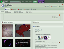 Tablet Screenshot of mind-robot.deviantart.com