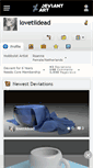 Mobile Screenshot of lovetildead.deviantart.com