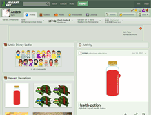 Tablet Screenshot of anzeo.deviantart.com