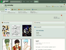 Tablet Screenshot of ms-wenzday.deviantart.com