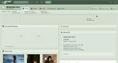 Desktop Screenshot of desperate-love.deviantart.com