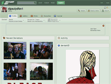 Tablet Screenshot of djpaulydfan1.deviantart.com