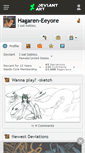 Mobile Screenshot of hagaren-eeyore.deviantart.com
