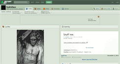 Desktop Screenshot of hydrofaux.deviantart.com