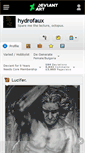 Mobile Screenshot of hydrofaux.deviantart.com