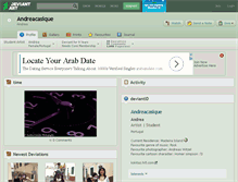 Tablet Screenshot of andreacasique.deviantart.com
