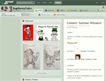 Tablet Screenshot of bugsbunnyclub.deviantart.com