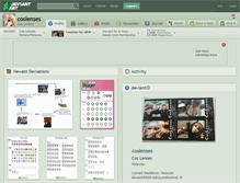 Tablet Screenshot of coslenses.deviantart.com