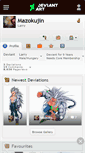 Mobile Screenshot of mazokujin.deviantart.com