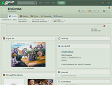 Tablet Screenshot of erkievestus.deviantart.com