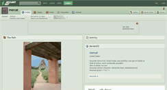 Desktop Screenshot of mercat.deviantart.com