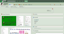 Desktop Screenshot of leondevil.deviantart.com