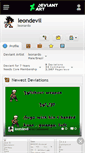 Mobile Screenshot of leondevil.deviantart.com