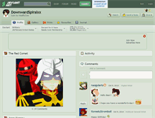 Tablet Screenshot of downwardspiralxx.deviantart.com