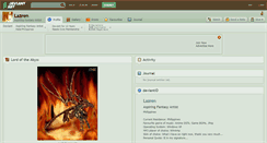 Desktop Screenshot of lazren.deviantart.com