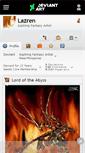 Mobile Screenshot of lazren.deviantart.com