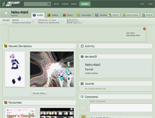 Tablet Screenshot of neko-maid.deviantart.com