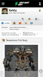 Mobile Screenshot of forkiu.deviantart.com