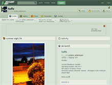 Tablet Screenshot of hoffe.deviantart.com